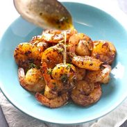 Orange Brown Butter Shrimp - a 15 minute, 6 ingredient meal that's nice enough for company! | pinchofyum.com
