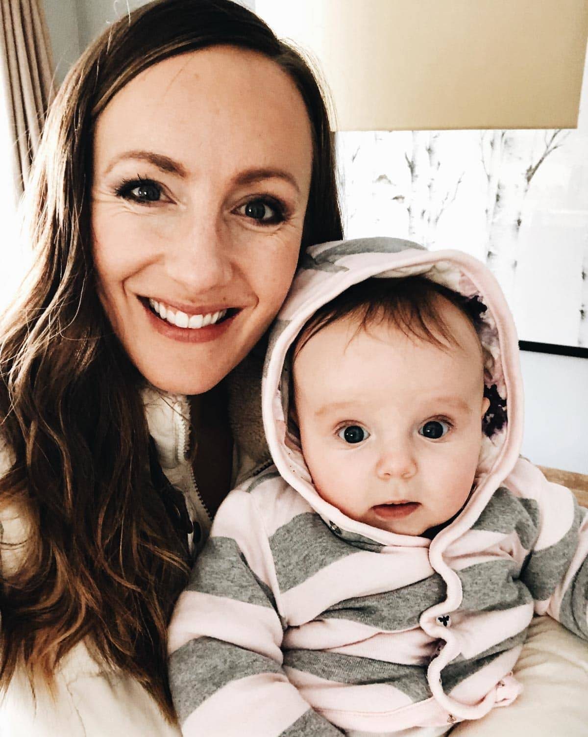 Lindsay holding Solvi.